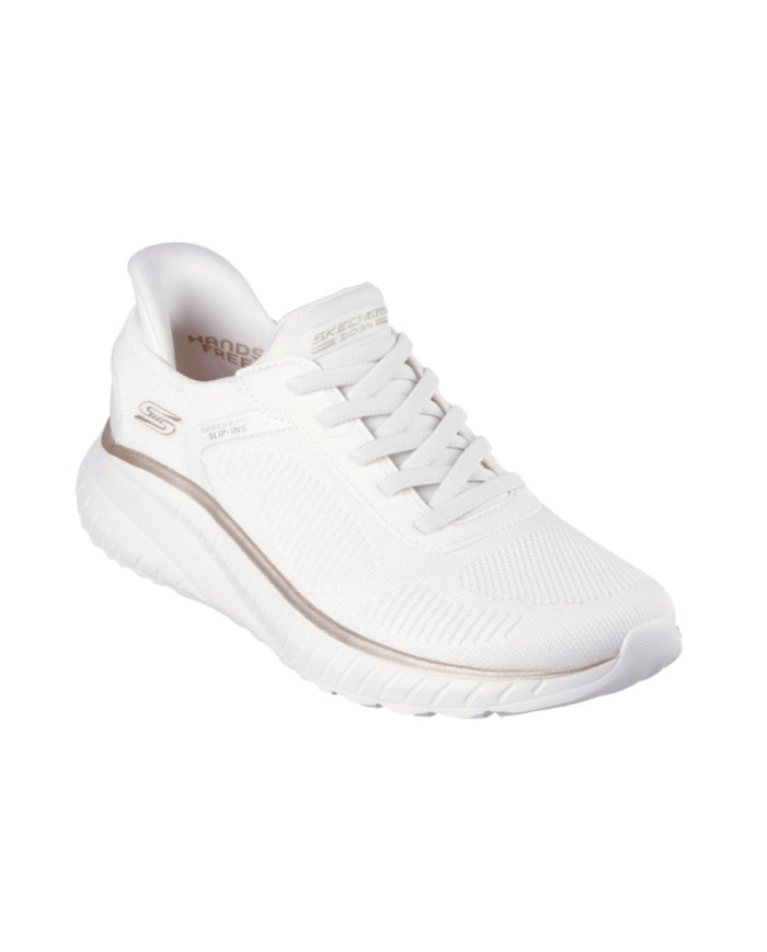 Skechers Buty damskie BOBS SQUAD CHAOS-CURRENT MUSE 117497WTGD - Beżowe | Sklep Monotox
