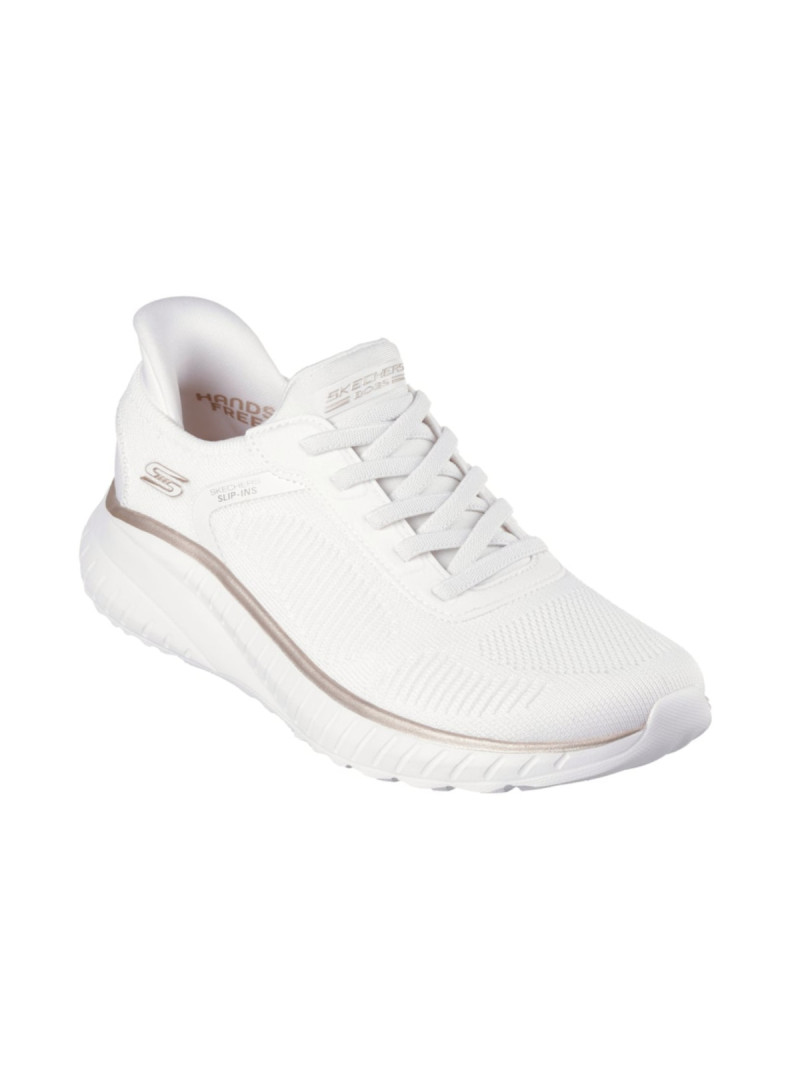 Skechers Buty damskie BOBS SQUAD CHAOS-CURRENT MUSE 117497WTGD - Beżowe | Sklep Monotox