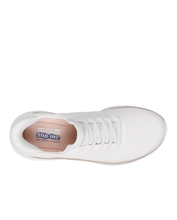 Skechers Buty damskie BOBS SQUAD CHAOS-CURRENT MUSE 117497WTGD - Beżowe | Sklep Monotox