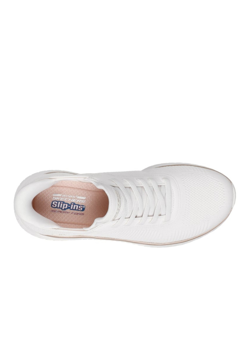Skechers Buty damskie BOBS SQUAD CHAOS-CURRENT MUSE 117497WTGD - Beżowe | Sklep Monotox