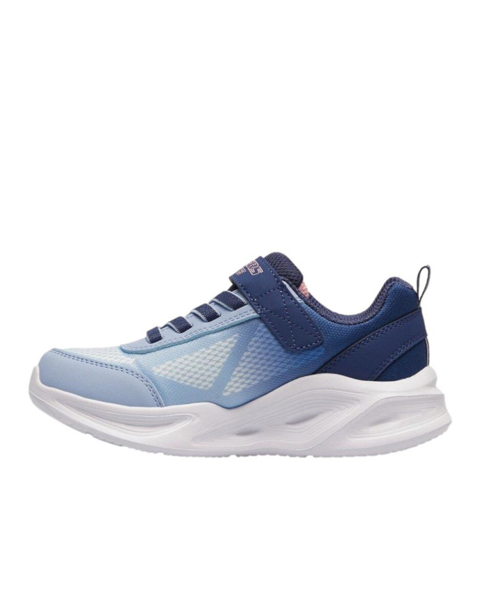 Skechers Buty dziecięce SKECHERS SOLA GLOW OMBRE DELUXE 303714LNVLB - Niebieskie | Sklep Monotox