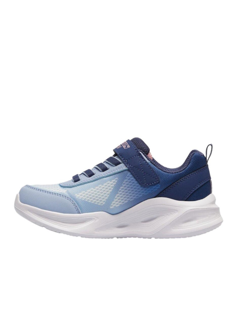 Skechers Buty dziecięce SKECHERS SOLA GLOW OMBRE DELUXE 303714LNVLB - Niebieskie | Sklep Monotox