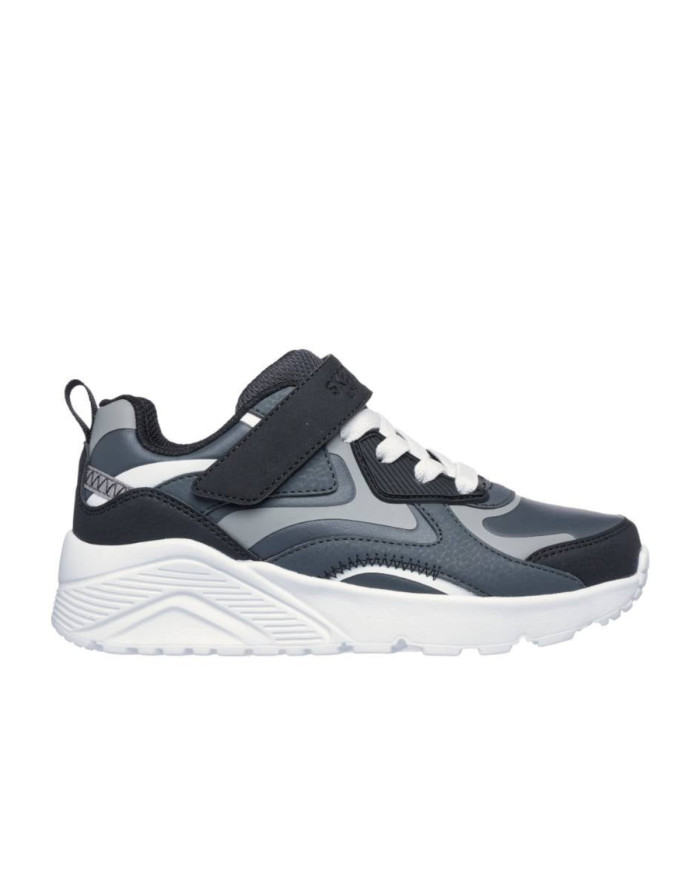 Skechers Buty dziecięce UNO LITE - CHROMA-CRUISER 403645LGYBK - Szare | Sklep Monotox