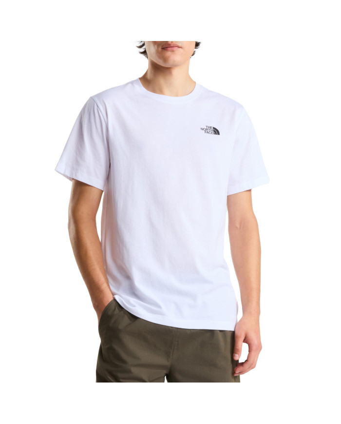 The North Face Koszulka męska M EVO BOX NSE REG SS TEE NF0A8B6KFN4 - Biała | Sklep Monotox