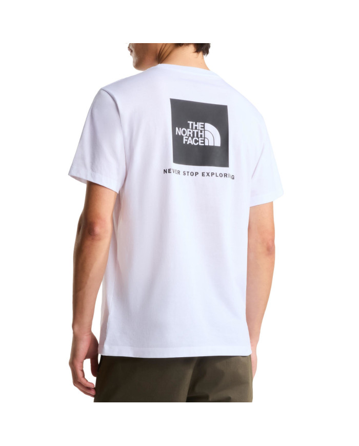 The North Face Koszulka męska M EVO BOX NSE REG SS TEE NF0A8B6KFN4 - Biała | Sklep Monotox