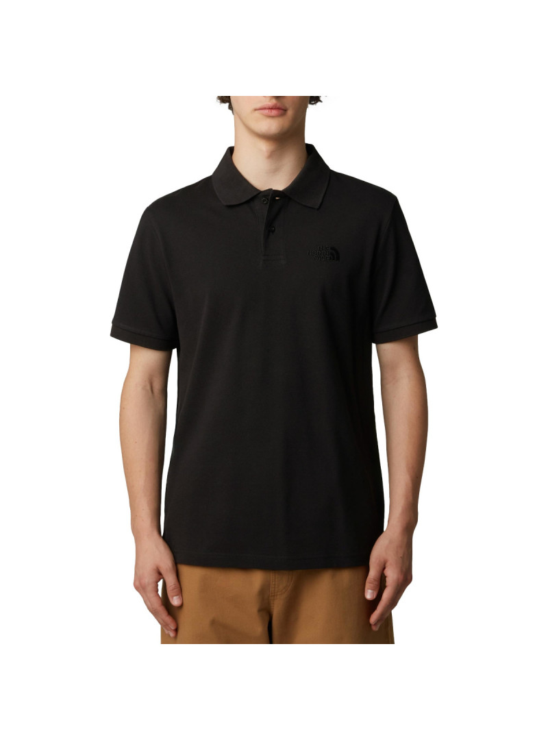 The North Face Koszulka męska M ESS RG POLO TEE NF0A8C1PJK3 - Czarna | Sklep Monotox