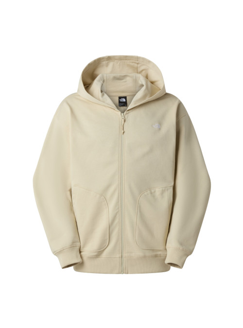 The North Face Bluza męska U ESS OS FZ HD NF0A8GQGDOM - Beżowa | Sklep Monotox