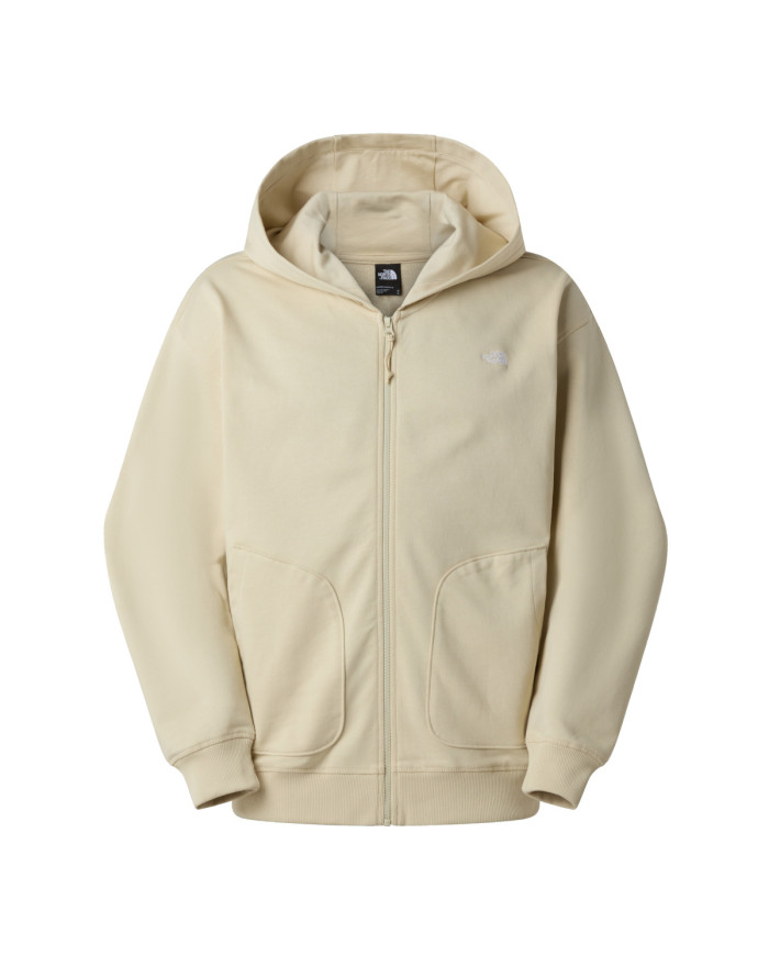The North Face Bluza męska U ESS OS FZ HD NF0A8GQGDOM - Beżowa | Sklep Monotox
