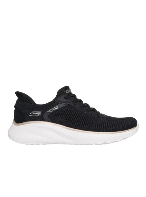 Skechers Buty damskie BOBS SQUAD CHAOS-CURRENT MUSE 117497BKGD - Czarne | Sklep Monotox