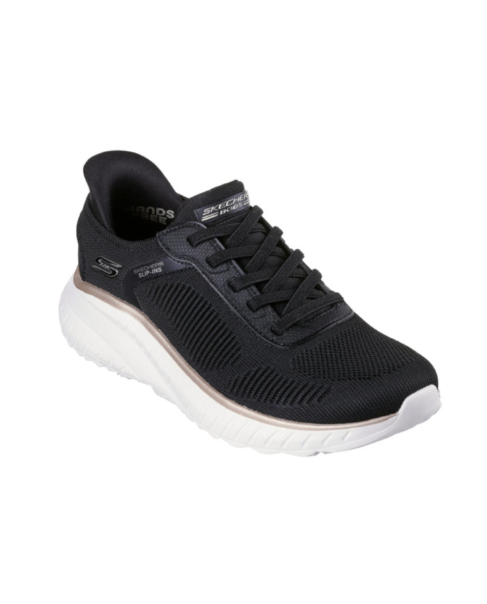 Skechers Buty damskie BOBS SQUAD CHAOS-CURRENT MUSE 117497BKGD - Czarne | Sklep Monotox