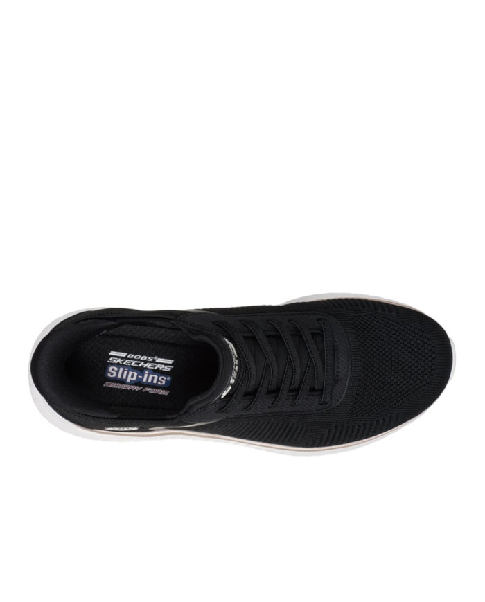 Skechers Buty damskie BOBS SQUAD CHAOS-CURRENT MUSE 117497BKGD - Czarne | Sklep Monotox