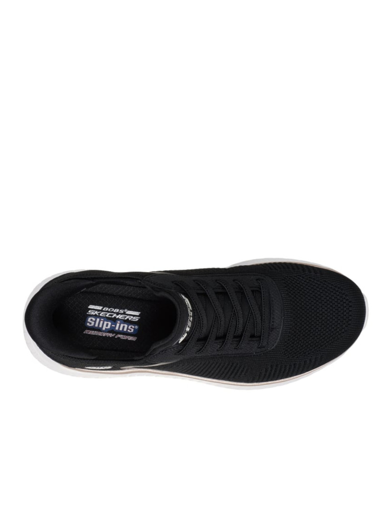 Skechers Buty damskie BOBS SQUAD CHAOS-CURRENT MUSE 117497BKGD - Czarne | Sklep Monotox