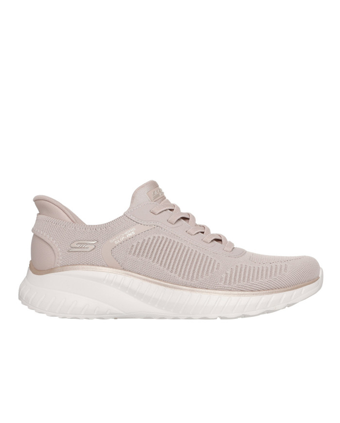 Skechers Buty damskie BOBS SQUAD CHAOS-CURRENT MUSE 117497NTGD - Beżowe | Sklep Monotox
