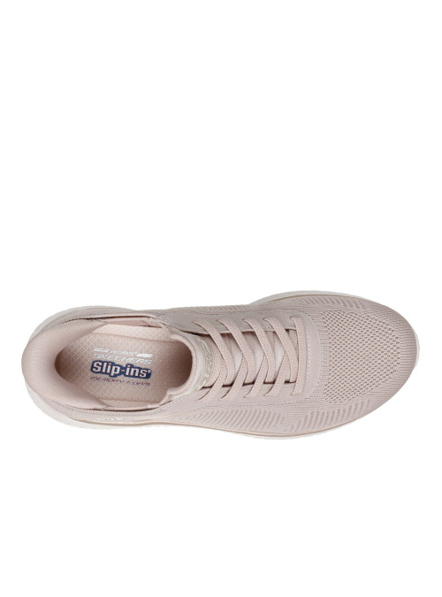 Skechers Buty damskie BOBS SQUAD CHAOS-CURRENT MUSE 117497NTGD - Beżowe | Sklep Monotox