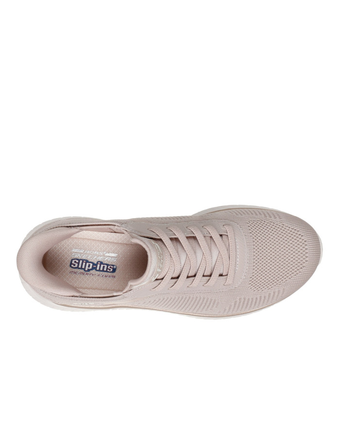 Skechers Buty damskie BOBS SQUAD CHAOS-CURRENT MUSE 117497NTGD - Beżowe | Sklep Monotox
