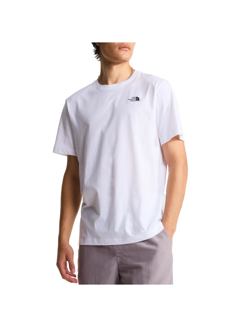 The North Face Koszulka męska M EVO SD REG SS TEE NF0A8CZ2FN4 - Biała | Sklep Monotox