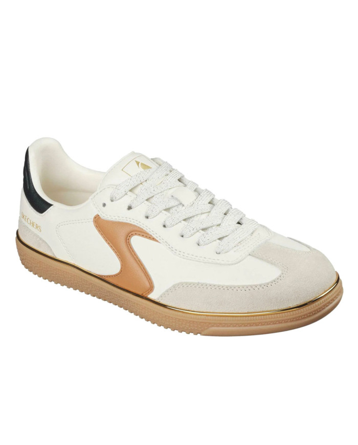 Skechers Buty damskie HOTSHOT - LIVING LUXE 185405NTBR - Białe | Sklep Monotox