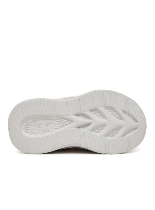 Skechers Buty dziecięce METEOR LIGHTS GLOW 401498NSLOR - Szare | Sklep Monotox