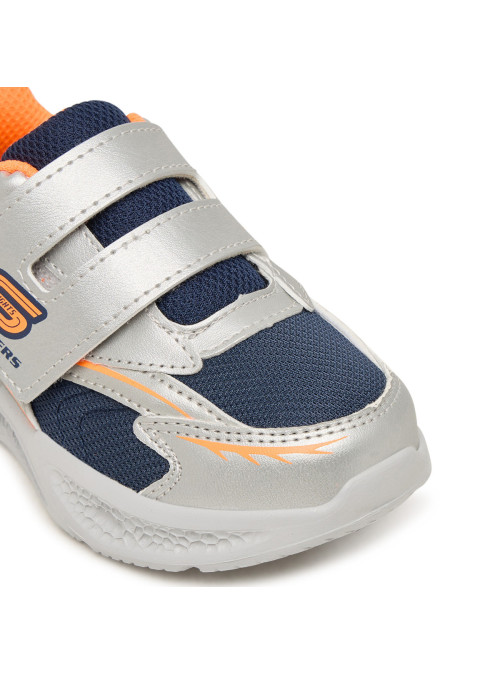 Skechers Buty dziecięce METEOR LIGHTS GLOW 401498NSLOR - Szare | Sklep Monotox