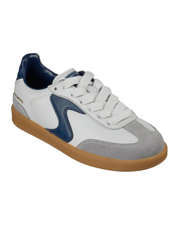 Skechers Buty HOTSHOT-JUNIOR VARSITY 418005LGYNV - Szare | Sklep Monotox