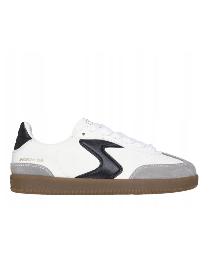 Skechers Buty HOTSHOT-JUNIOR VARSITY 418005LWBK - Białe | Sklep Monotox