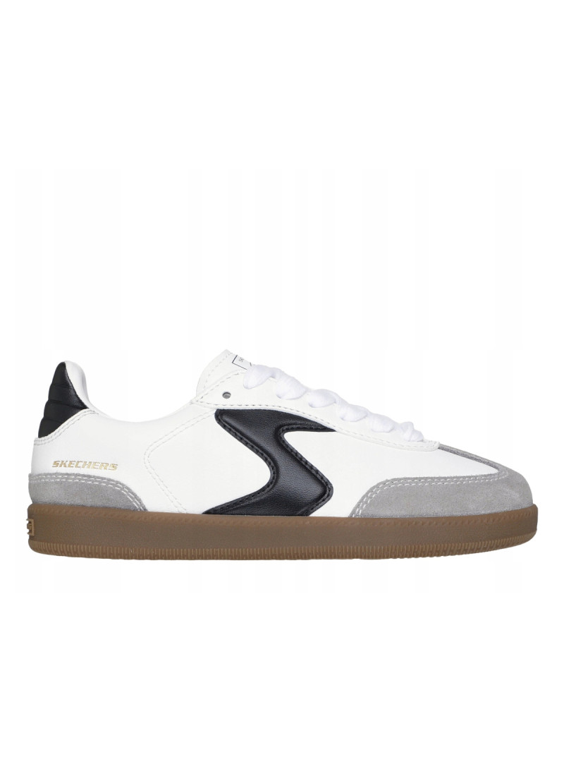 Skechers Buty HOTSHOT-JUNIOR VARSITY 418005LWBK - Białe | Sklep Monotox