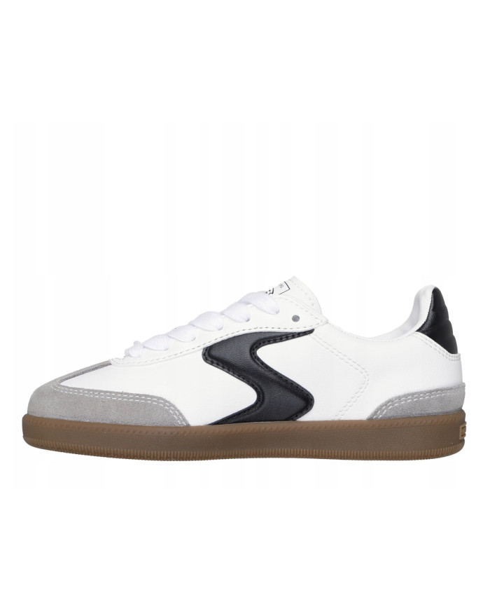 Skechers Buty HOTSHOT-JUNIOR VARSITY 418005LWBK - Białe | Sklep Monotox
