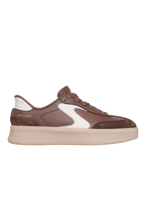 Skechers Buty damskie HOTSHOT HI - LIFTED LUXE 185460BRN - Brązowe | Sklep Monotox