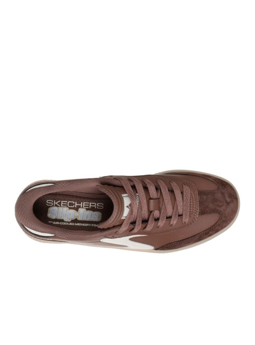 Skechers Buty damskie HOTSHOT HI - LIFTED LUXE 185460BRN - Brązowe | Sklep Monotox