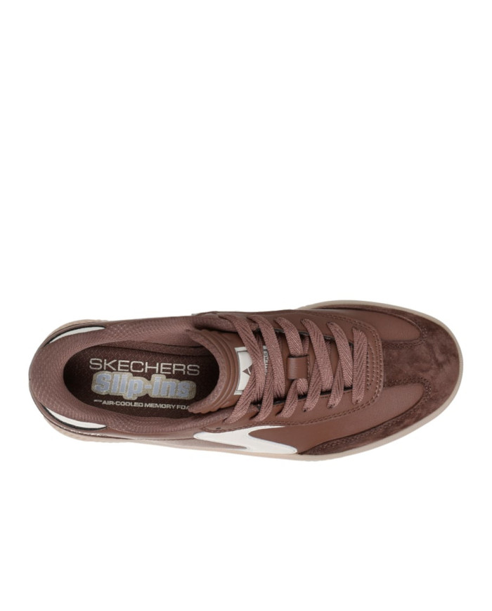 Skechers Buty damskie HOTSHOT HI - LIFTED LUXE 185460BRN - Brązowe | Sklep Monotox