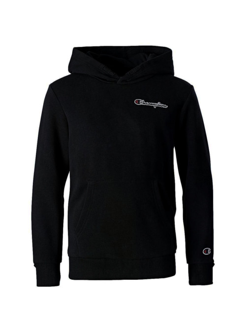 Champion Dziecięca Bluza Hooded Sweatshirt 305960KK001 Czarny | Sklep Monotox