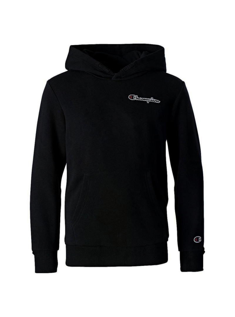 Champion Dziecięca Bluza Hooded Sweatshirt 305960KK001 Czarny | Sklep Monotox