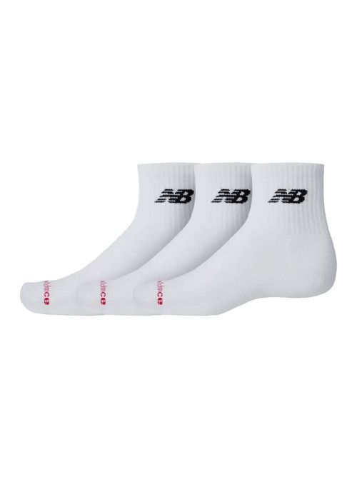 New Balance Skarpetki EVERYDAY ANKLE 3 PACK LAS51303WK - Białe | Sklep Monotox
