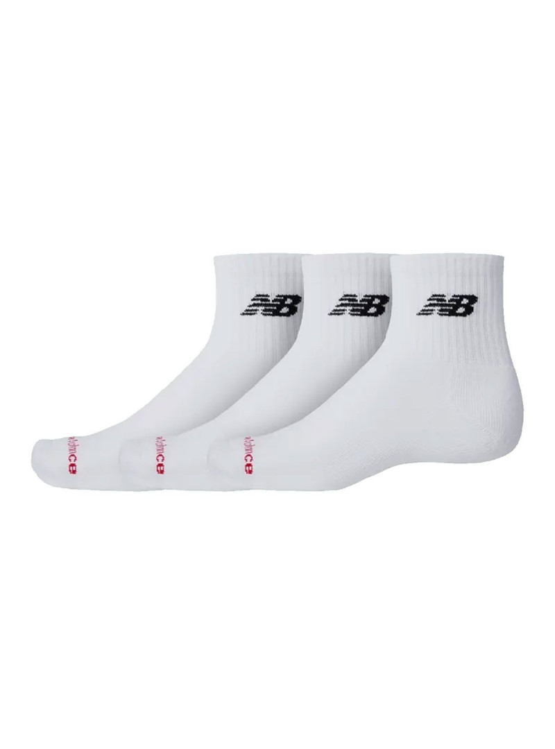 New Balance Skarpetki EVERYDAY ANKLE 3 PACK LAS51303WK - Białe | Sklep Monotox