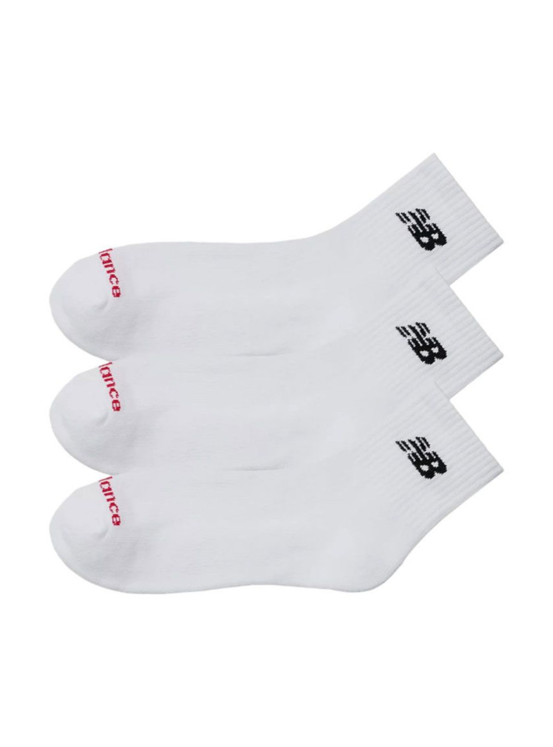 New Balance Skarpetki EVERYDAY ANKLE 3 PACK LAS51303WK - Białe | Sklep Monotox