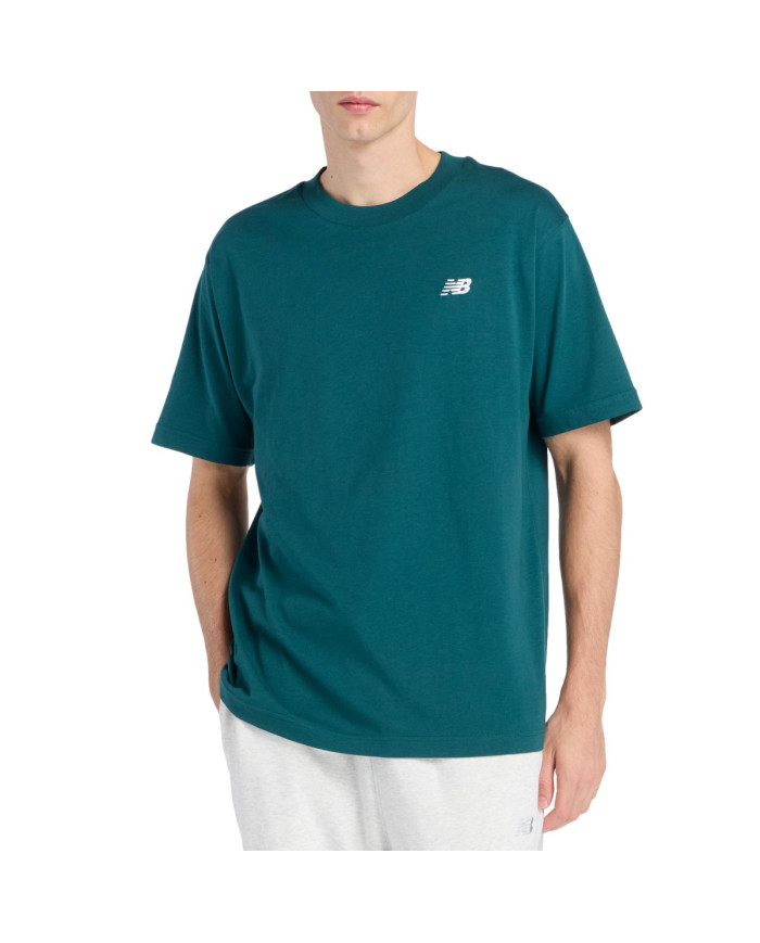 New Balance Koszulka męska SPORT ESSENTIALS COTTON T MT41509AAV - Zielona | Sklep Monotox
