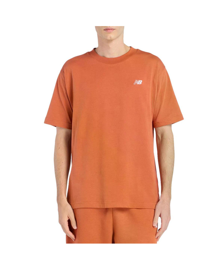 New Balance Koszulka męska SPORT ESSENTIALS COTTON MT41509CNN - Pomarańczowa | Sklep Monotox