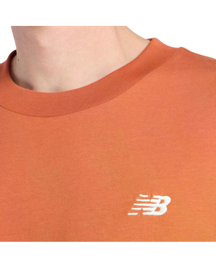 New Balance Koszulka męska SPORT ESSENTIALS COTTON MT41509CNN - Pomarańczowa | Sklep Monotox