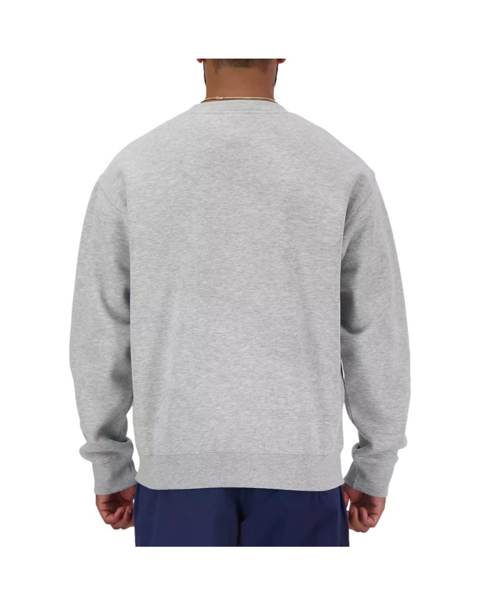 New Balance Bluza męska SPORT ESSENTIALS FLEECE CREW MT41510AG - Szara | Sklep Monotox