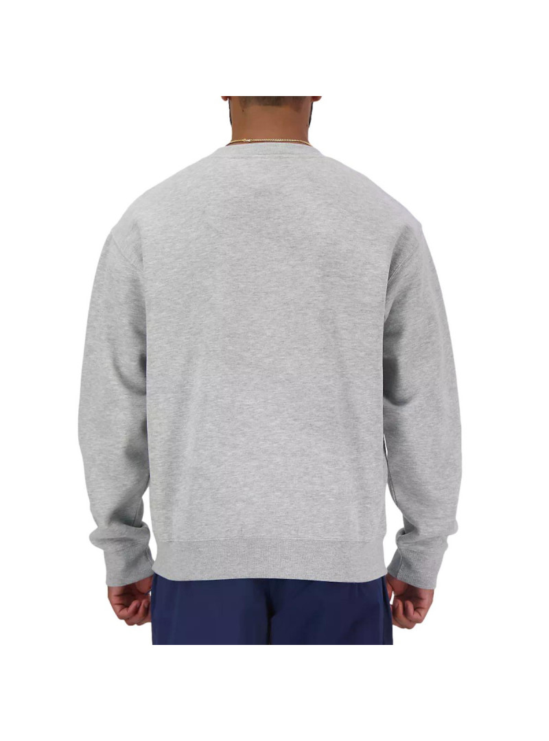 New Balance Bluza męska SPORT ESSENTIALS FLEECE CREW MT41510AG - Szara | Sklep Monotox
