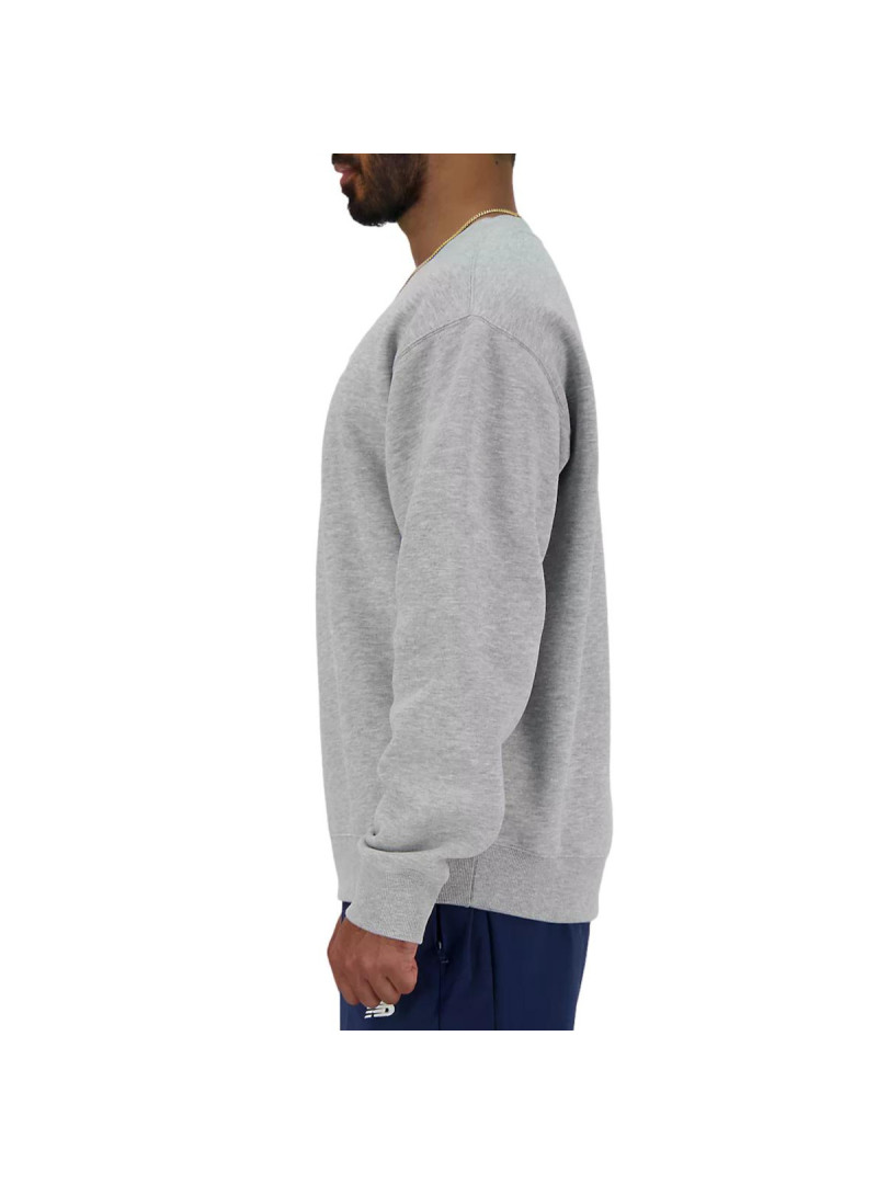 New Balance Bluza męska SPORT ESSENTIALS FLEECE CREW MT41510AG - Szara | Sklep Monotox