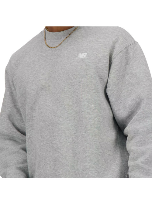 New Balance Bluza męska SPORT ESSENTIALS FLEECE CREW MT41510AG - Szara | Sklep Monotox