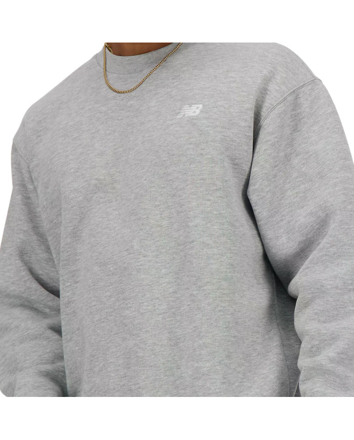 New Balance Bluza męska SPORT ESSENTIALS FLEECE CREW MT41510AG - Szara | Sklep Monotox