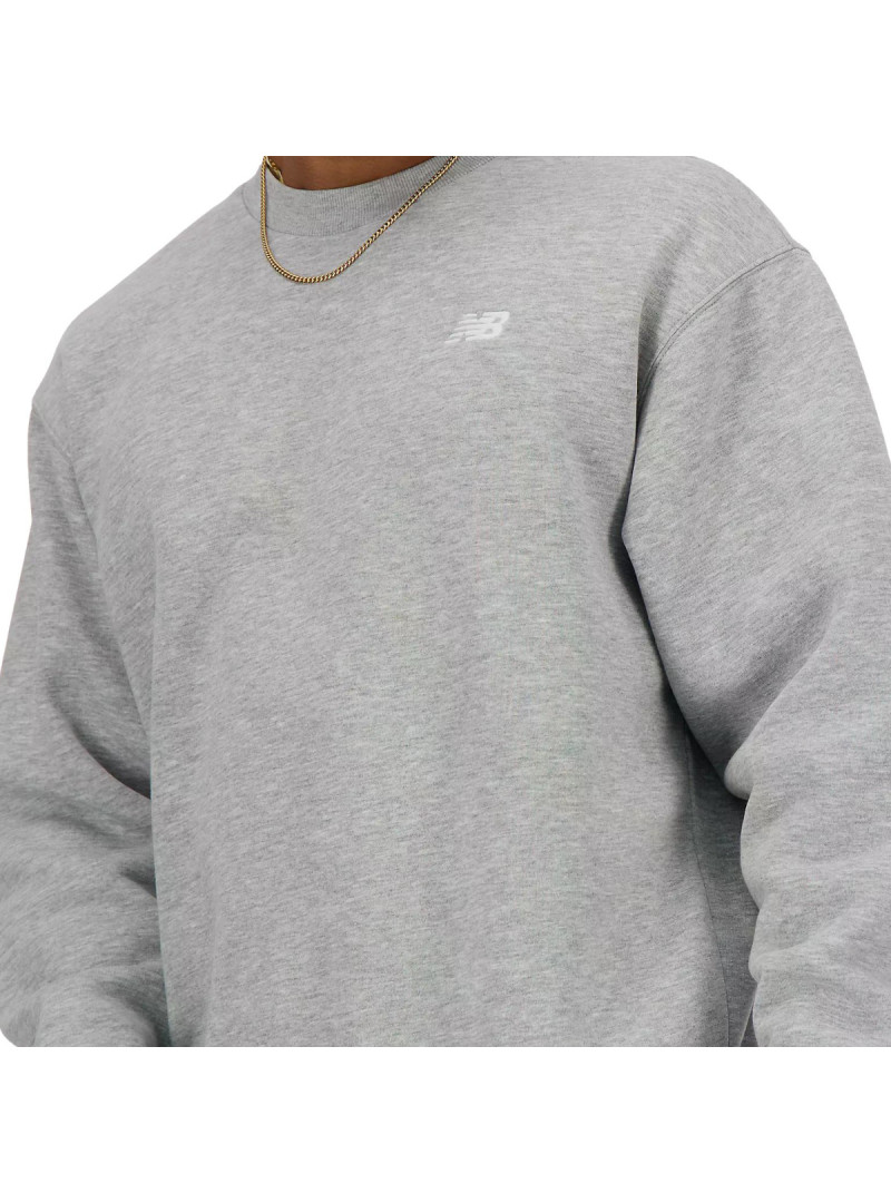 New Balance Bluza męska SPORT ESSENTIALS FLEECE CREW MT41510AG - Szara | Sklep Monotox
