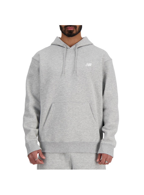 New Balance Bluza męska SPORT ESSENTIALS FLEECE HOODIE MT41511AG - Szara | Sklep Monotox