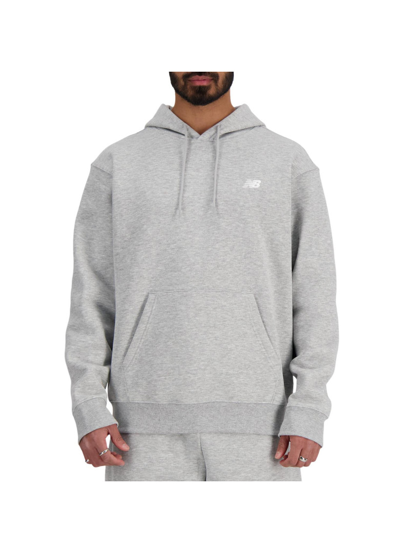 New Balance Bluza męska SPORT ESSENTIALS FLEECE HOODIE MT41511AG - Szara | Sklep Monotox