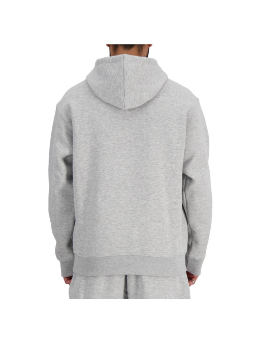 New Balance Bluza męska SPORT ESSENTIALS FLEECE HOODIE MT41511AG - Szara | Sklep Monotox
