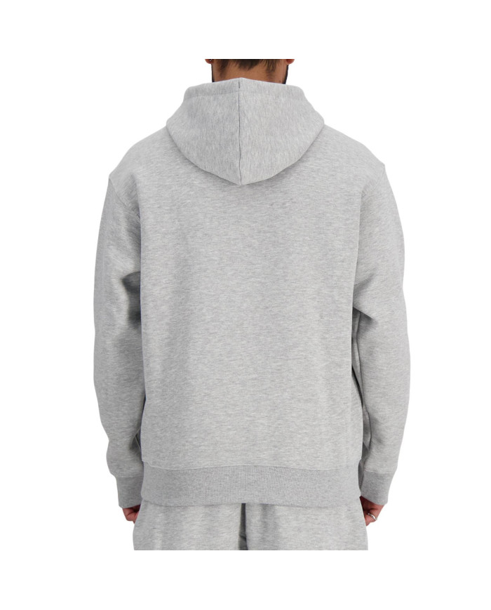 New Balance Bluza męska SPORT ESSENTIALS FLEECE HOODIE MT41511AG - Szara | Sklep Monotox