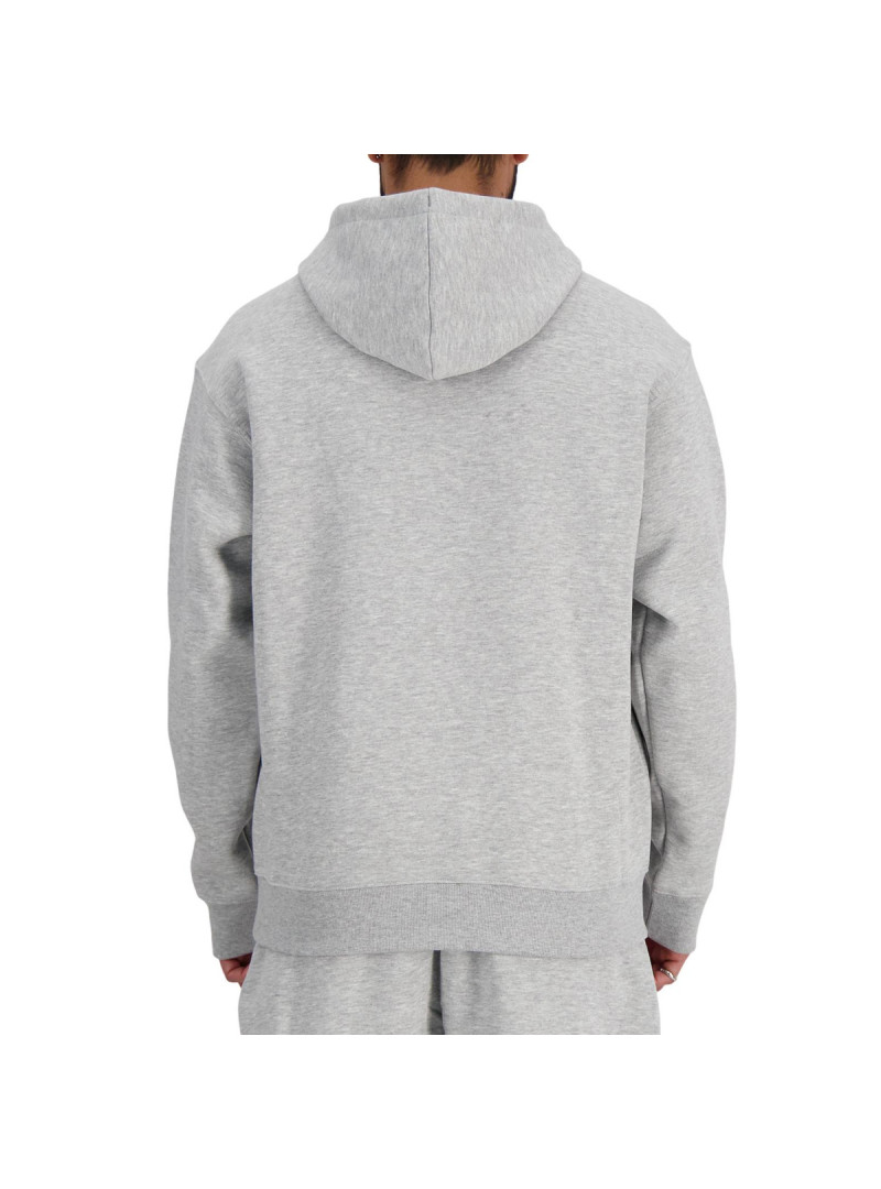 New Balance Bluza męska SPORT ESSENTIALS FLEECE HOODIE MT41511AG - Szara | Sklep Monotox