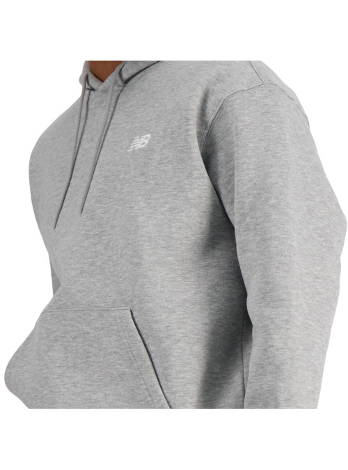 New Balance Bluza męska SPORT ESSENTIALS FLEECE HOODIE MT41511AG - Szara | Sklep Monotox